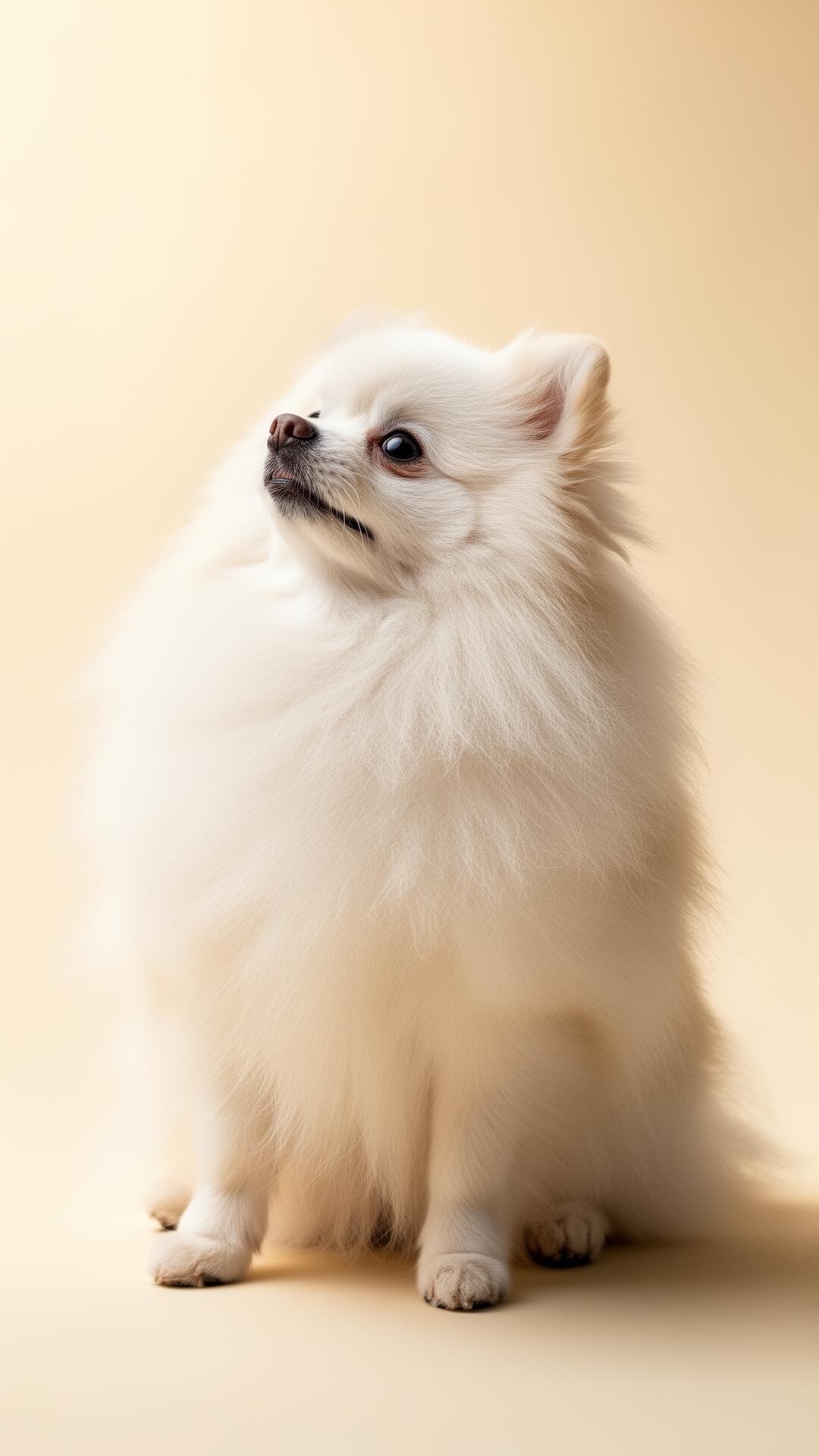 A regal freshly-groomed Pomeranian — KingSpa NYC